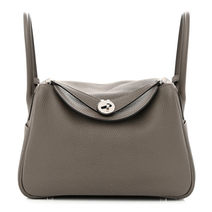 Hermes Taurillon Clemence Lindy 26 Etain 1 of 10