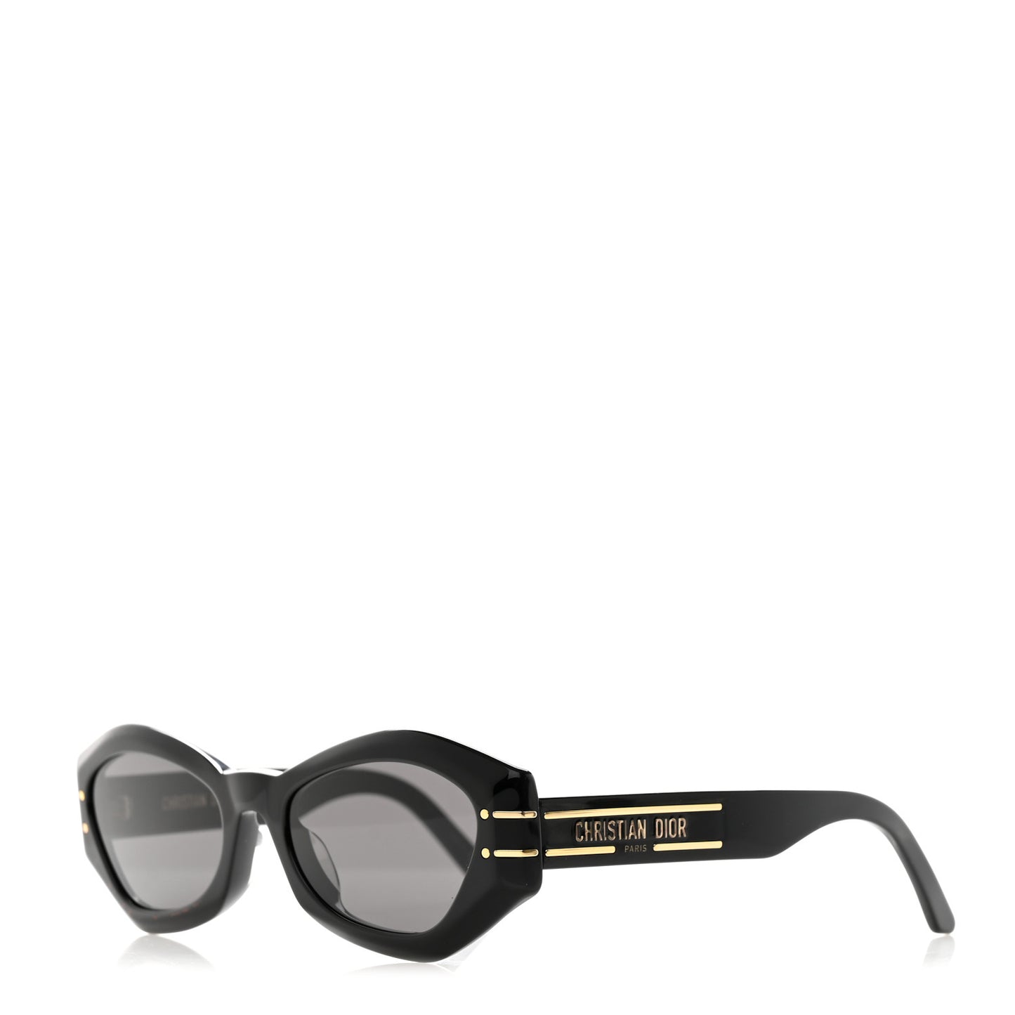 Acetate DiorSignature B1U Butterfly Sunglasses Black