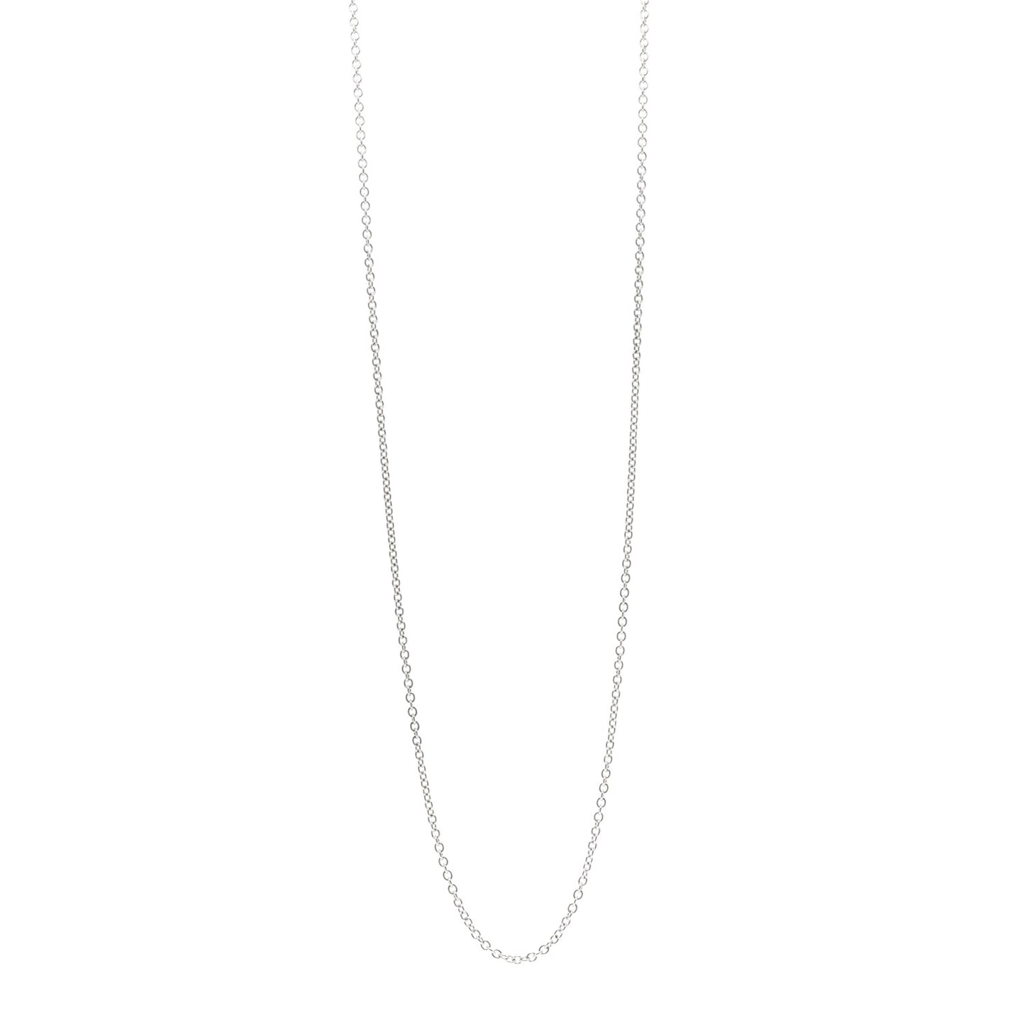 Sterling Silver Link Chain Necklace 36"