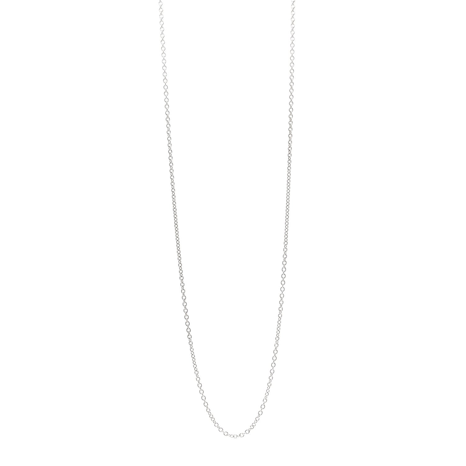 Tiffany Sterling Silver Link Chain Necklace 36" 1 of 4