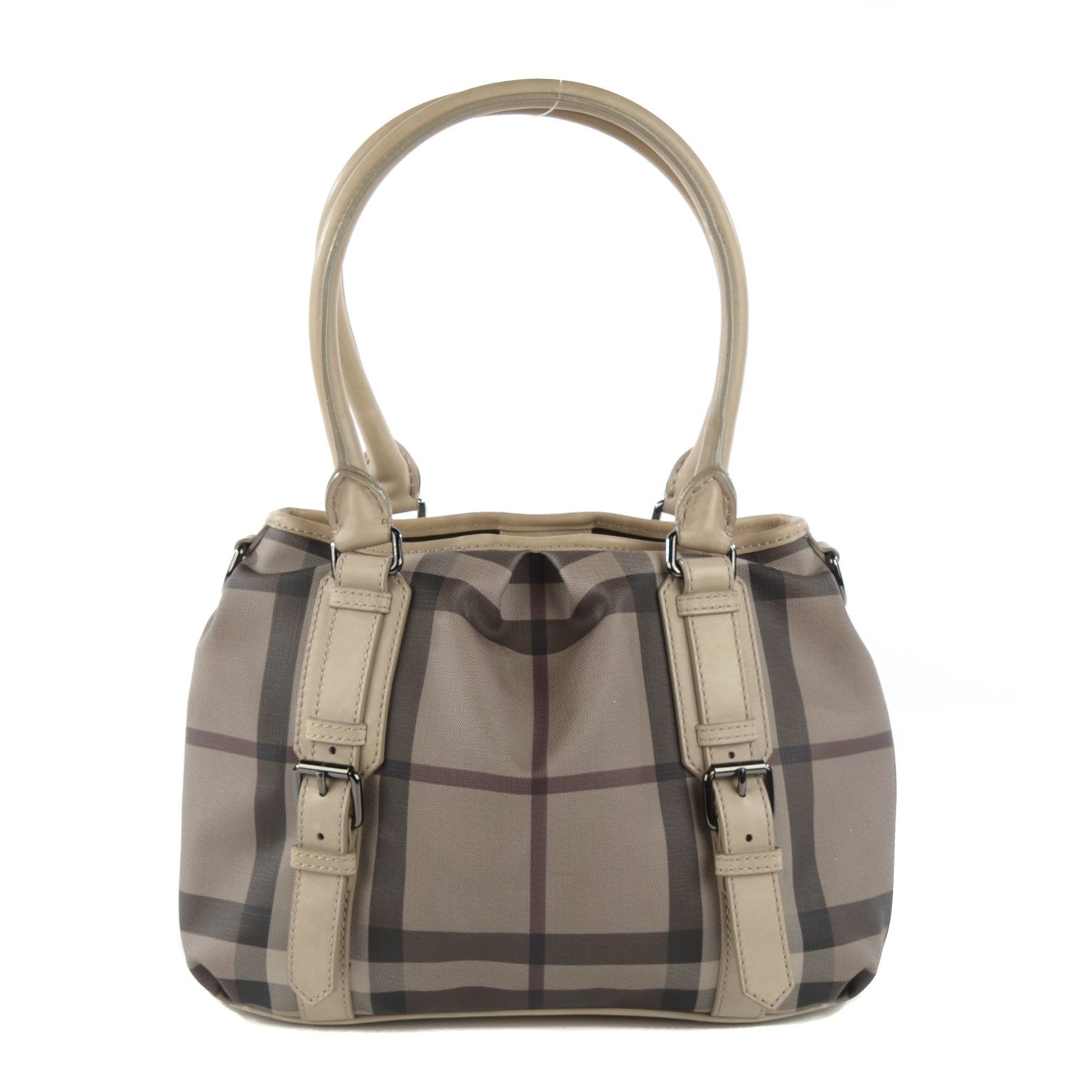 Burberry Smoked Check Small Northfield Tote Trench 1 of 8