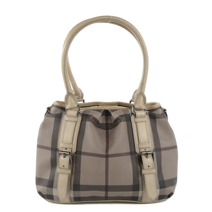 Burberry Smoked Check Small Northfield Tote Trench 1 of 8