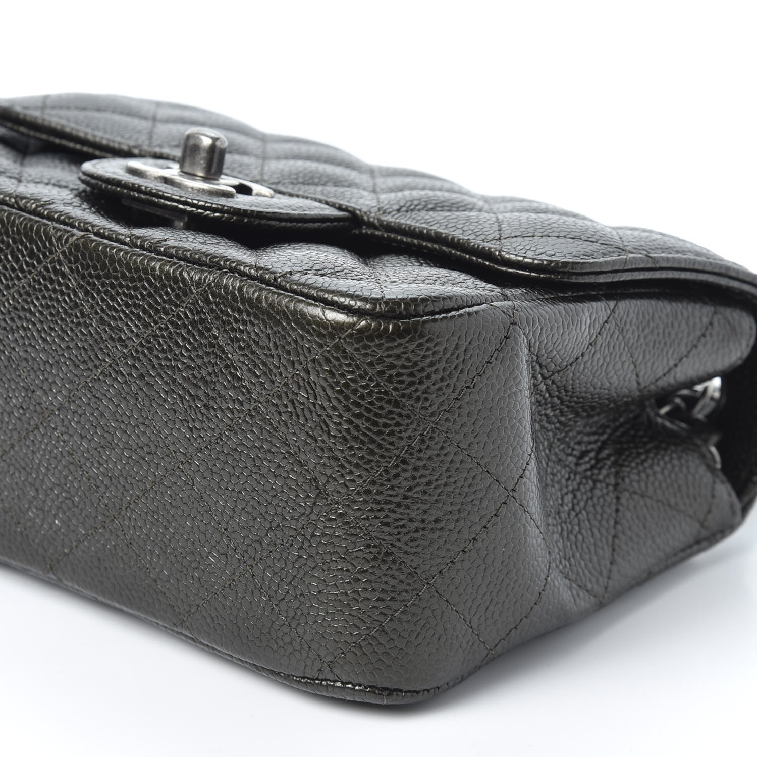 Chanel Caviar Quilted Mini Square Flap Charcoal 6 of 10