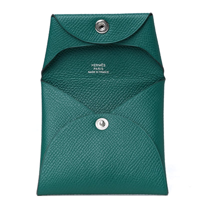 Hermes Epsom Bastia Coin Purse Malachite 4 of 4