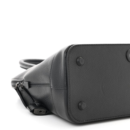 Balenciaga Calfskin LED Logo Projector Top Handle Bag Black 9 of 10