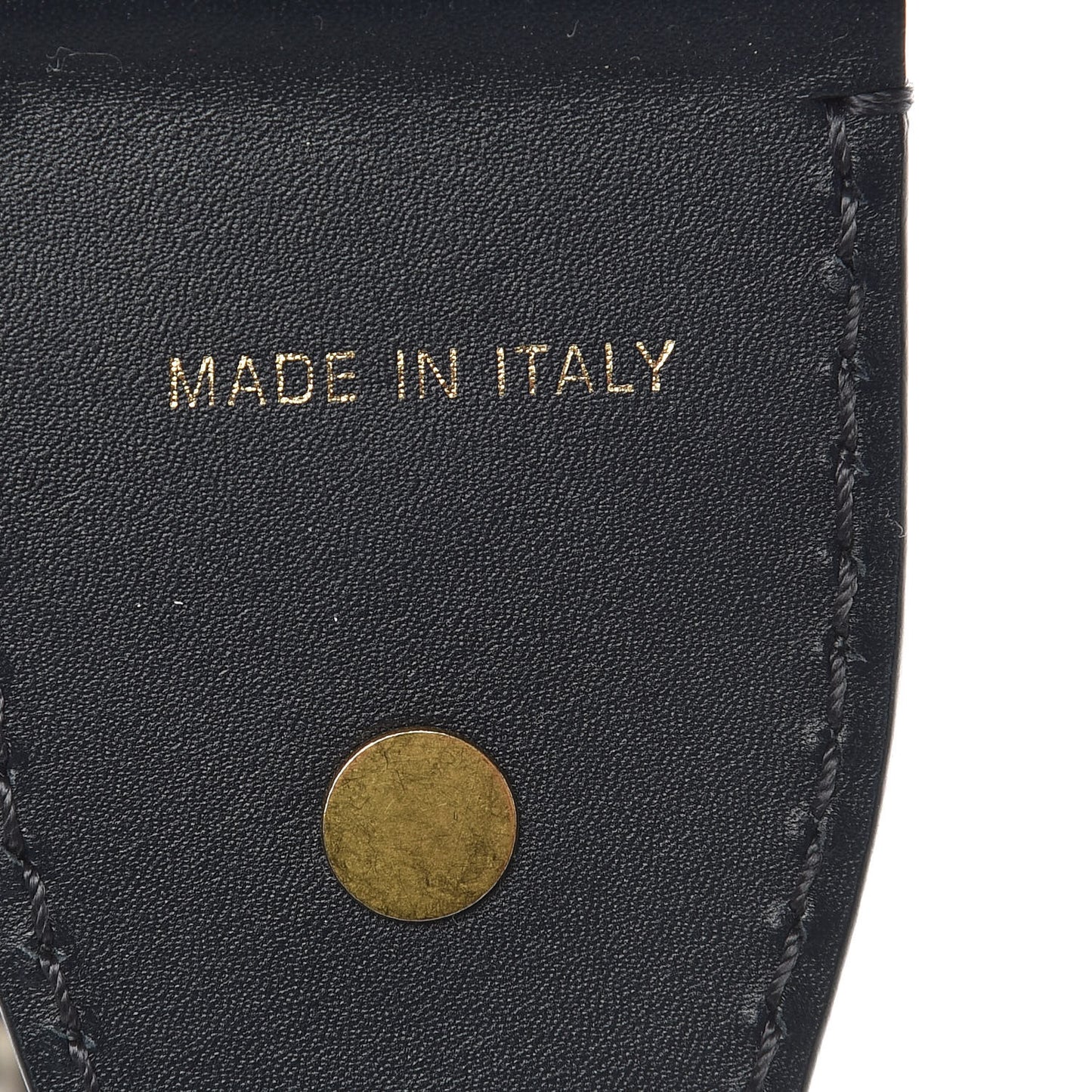 Oblique Studded Shoulder Strap Blue