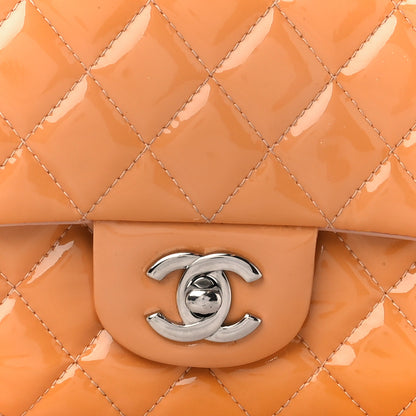 Chanel Patent Quilted Medium Double Flap Light Pink 9 of 11