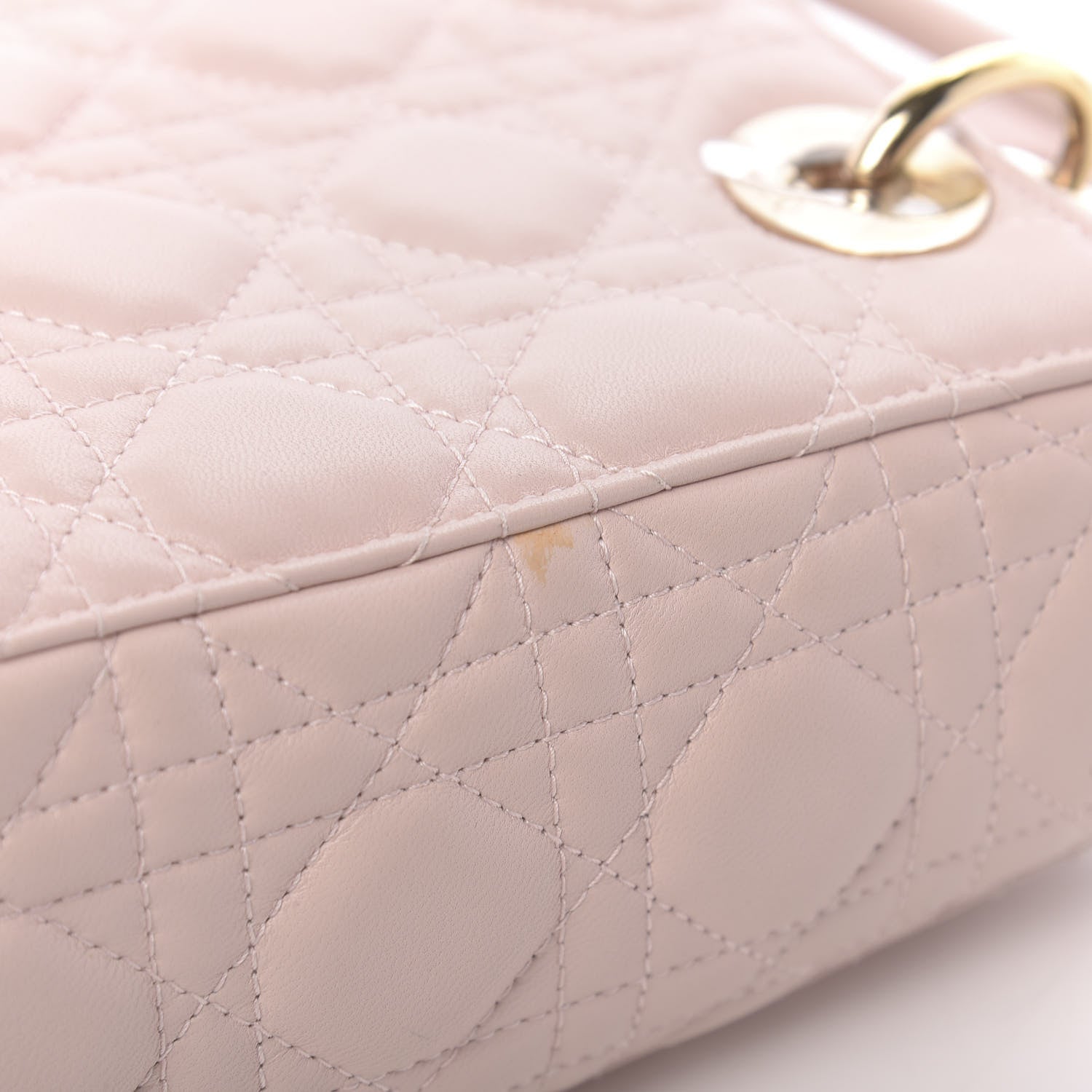 Christian Dior Lambskin Cannage Small Lucky Badges My Lady Dior Pink 15 of 19