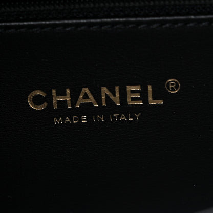 Chanel Caviar Quilted Medium CC Filigree Vanity Case Beige Black 6 of 10