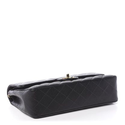 Chanel Caviar Quilted Medium Double Flap Black 4 of 15