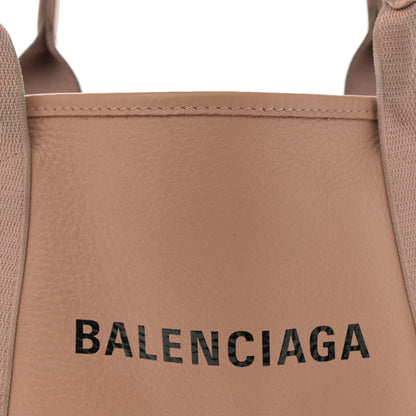 Balenciaga Nappa S Navy Cabas Beige Latte 9 of 17
