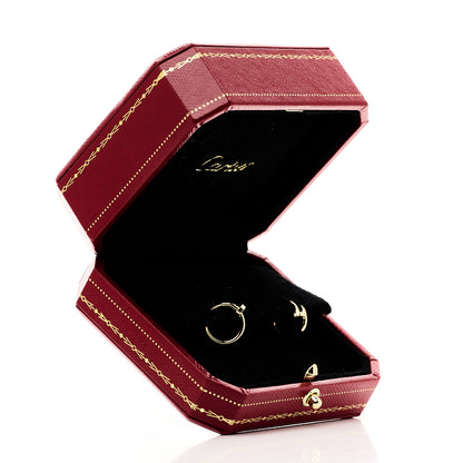 Cartier 18K Yellow Gold Mini Juste Un Clou Hoop Earrings 5 of 5
