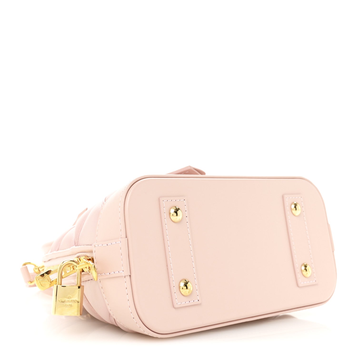 Louis Vuitton Lambskin Malletage Alma BB Rosabella 4 of 9