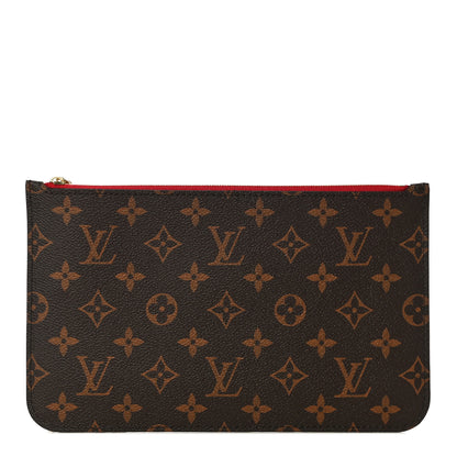 Louis Vuitton Monogram Neverfull MM GM Pochette Cherry 1 of 9