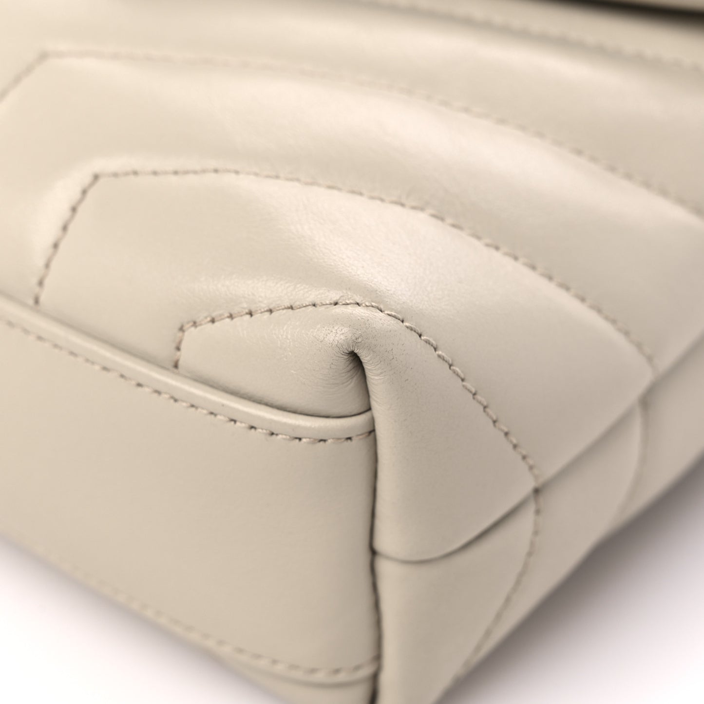 Calfskin Y Quilted Monogram Toy Loulou Crossbody Bag Crema Soft