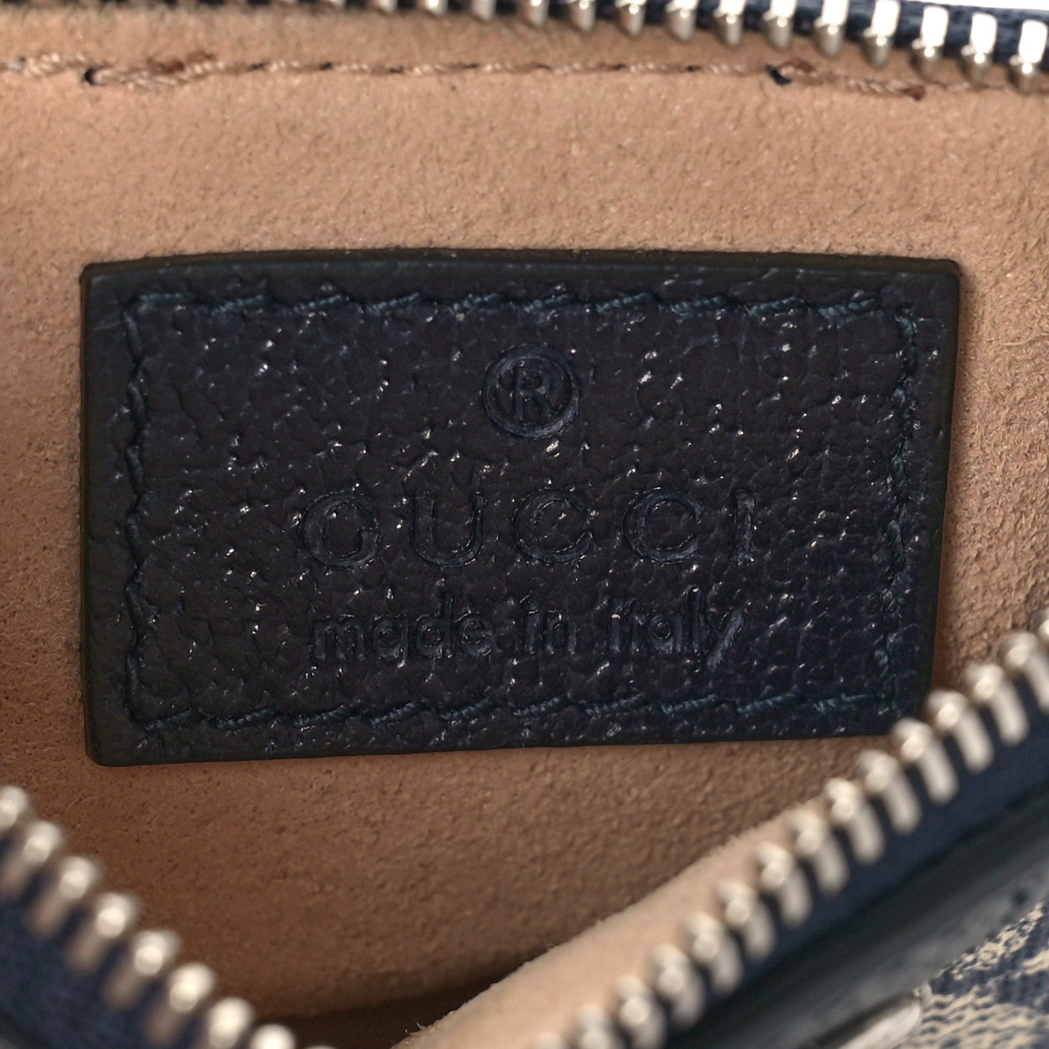 Gucci GG Supreme Monogram Web Ophidia Key Case Beige Blue 6 of 8
