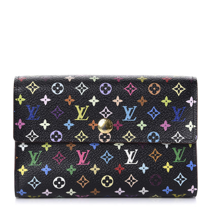 Louis Vuitton Monogram Multicolor Alexandra Wallet Black 1 of 8