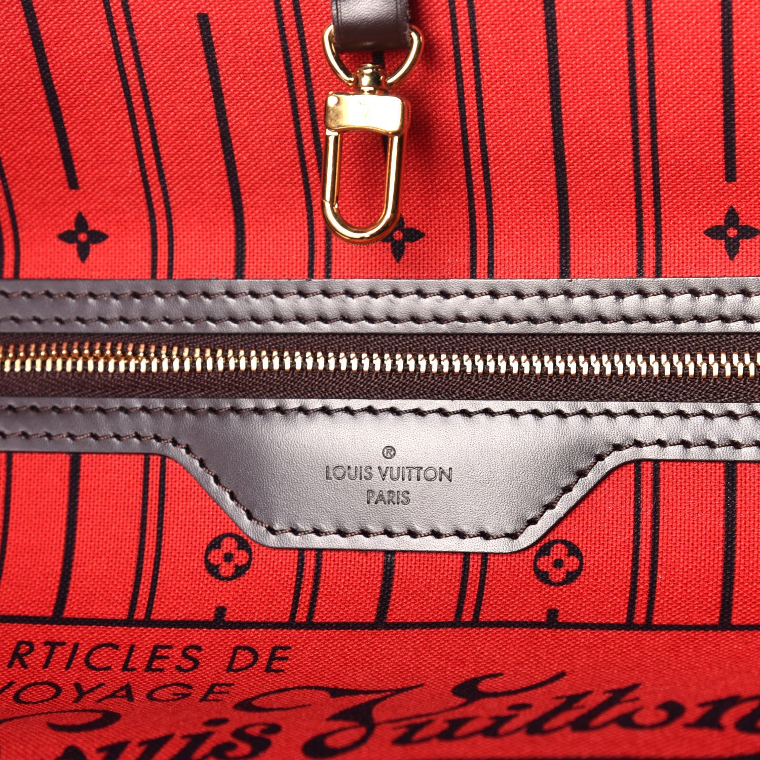 Louis Vuitton Damier Ebene Neverfull MM 6 of 8