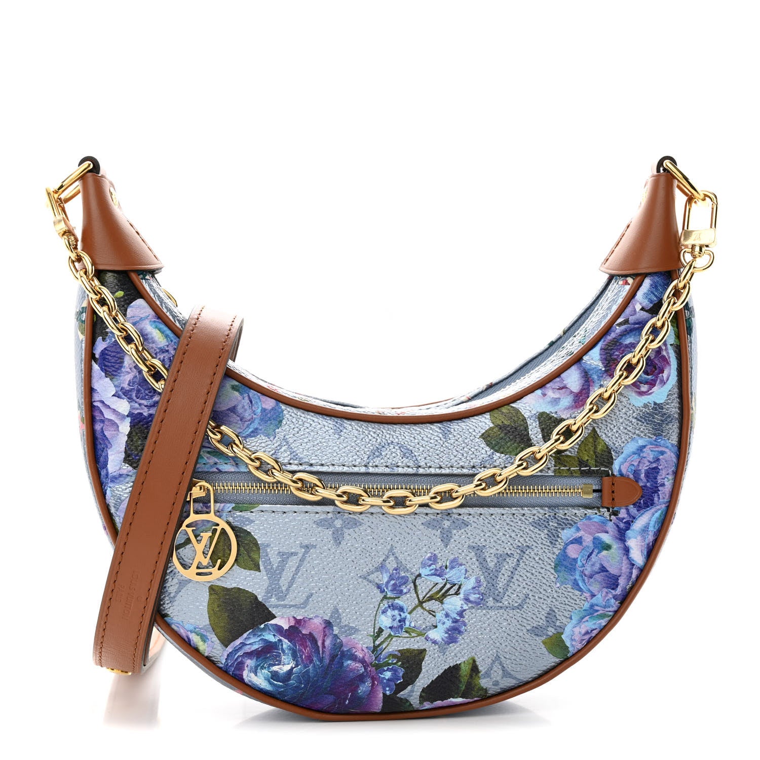Louis Vuitton Metallic Monogram LV Garden Loop PM Blue 1 of 9