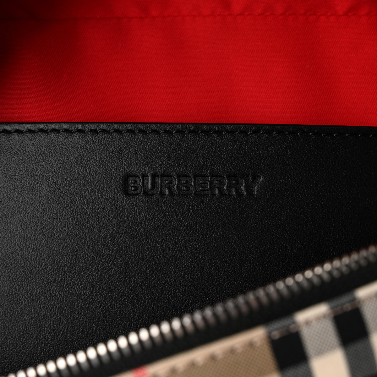 Burberry Nylon Vintage Check Medium Sonny Bum Bag  Archive Beige Black 6 of 11
