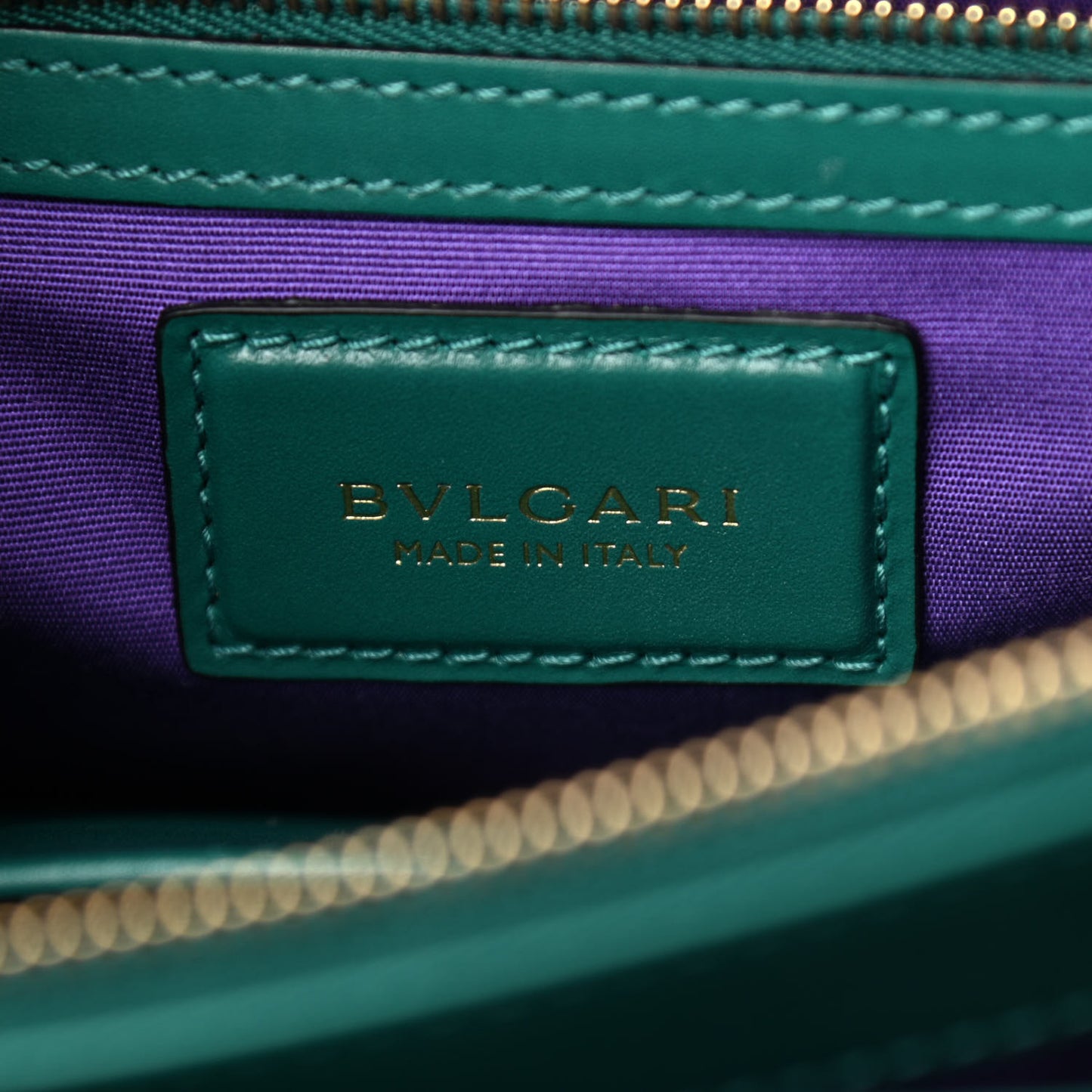 Calfskin Serpenti Forever Shoulder Bag Emerald Green