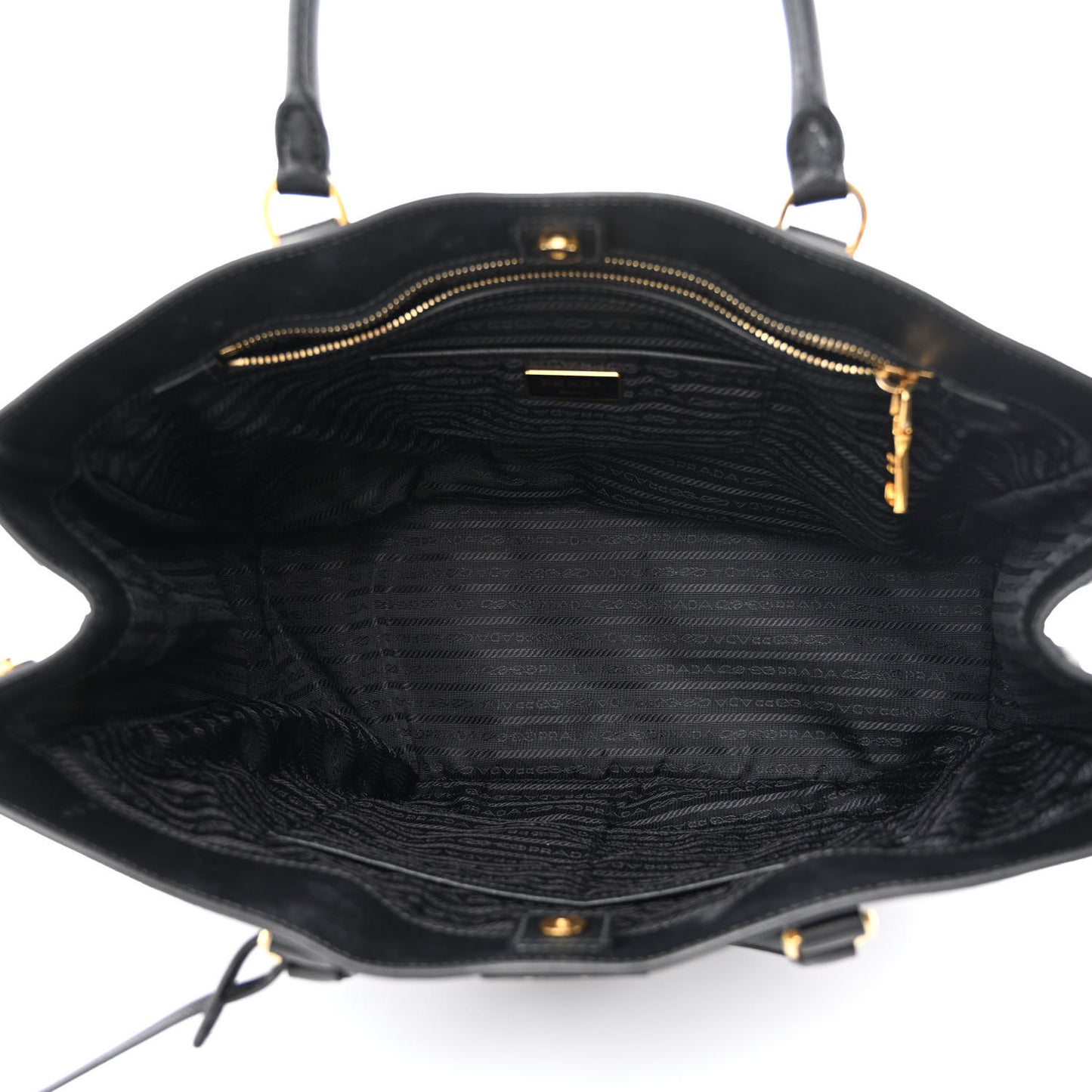 Saffiano Lux Large Tote Black
