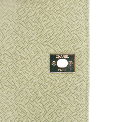 Chanel Caviar Quilted Small Business Affinity Flap Green 7 of 11