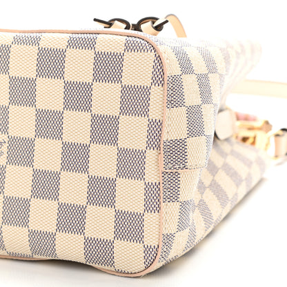 Louis Vuitton Damier Azur Braided Neonoe BB Pink 10 of 11