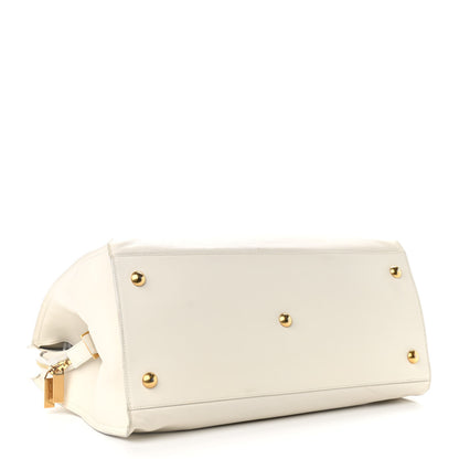 Saint Laurent Sheepskin Large Classic Y Cabas White 4 of 15