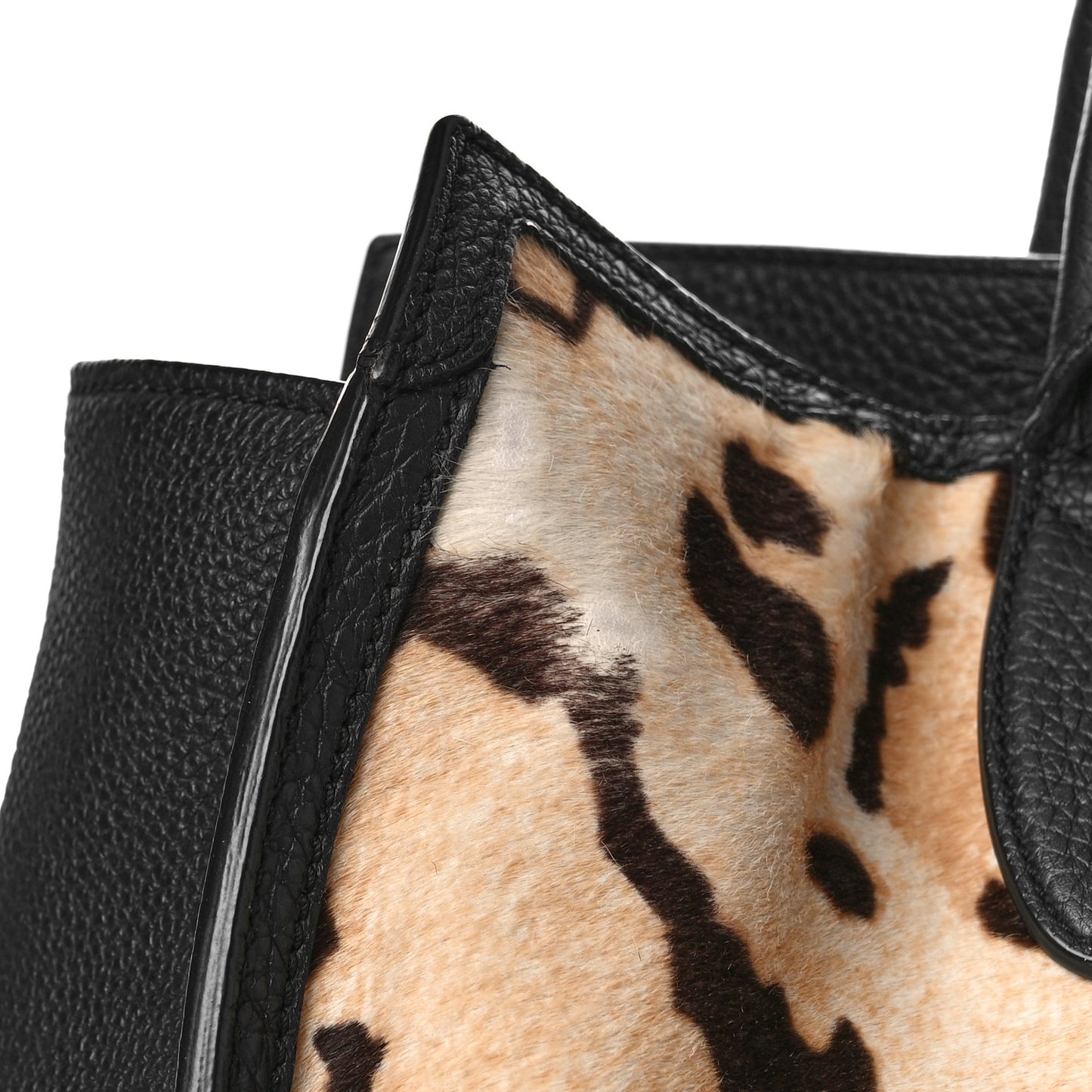 Pony Hair Cheetah Print Medium Jackie Top Handle Bag