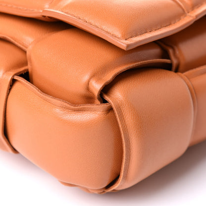 Bottega Veneta Nappa Maxi Intreccio Padded Cassette Crossbody Bag Caramel 9 of 10