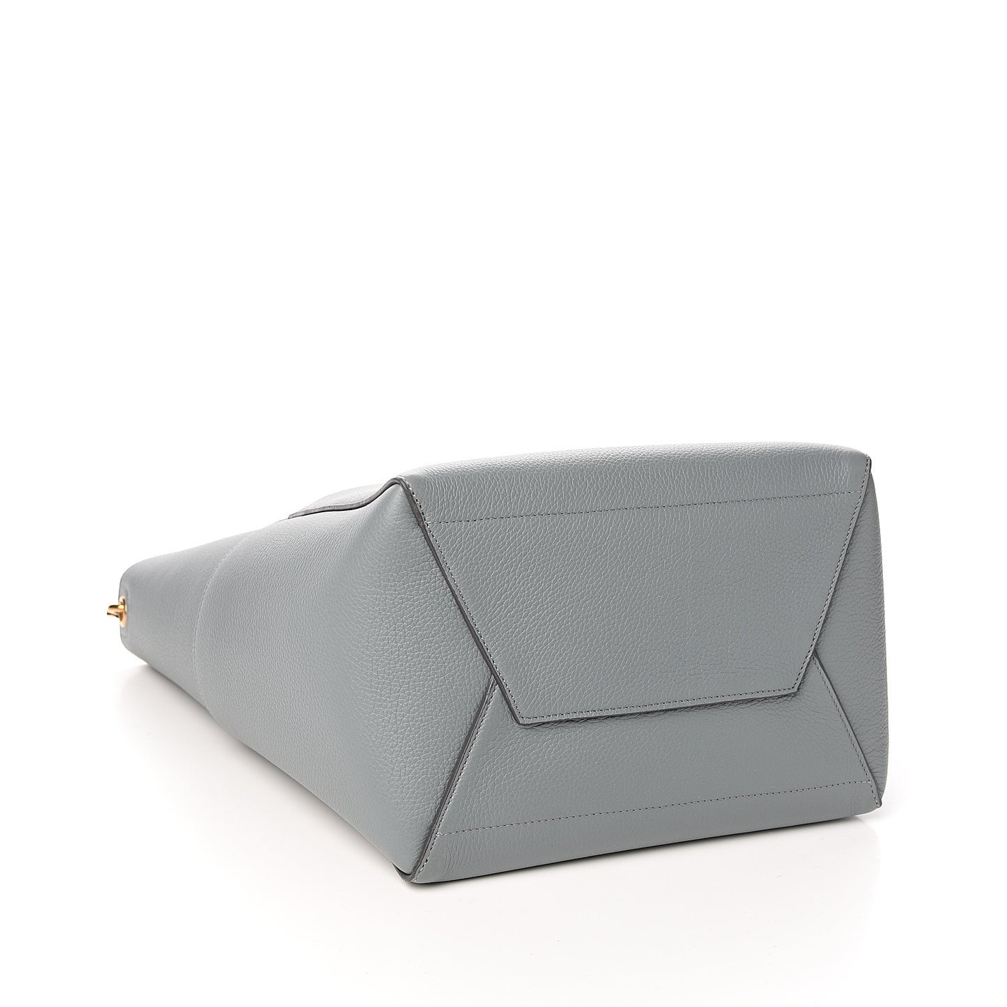 Soft Grained Calfskin Sangle Bucket Bag Storm