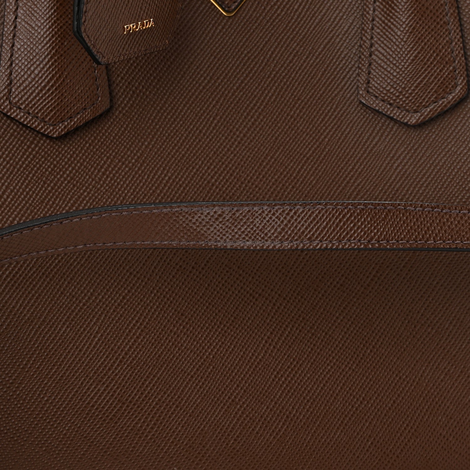 Prada Saffiano Cuir Tote Cacao 18 of 19