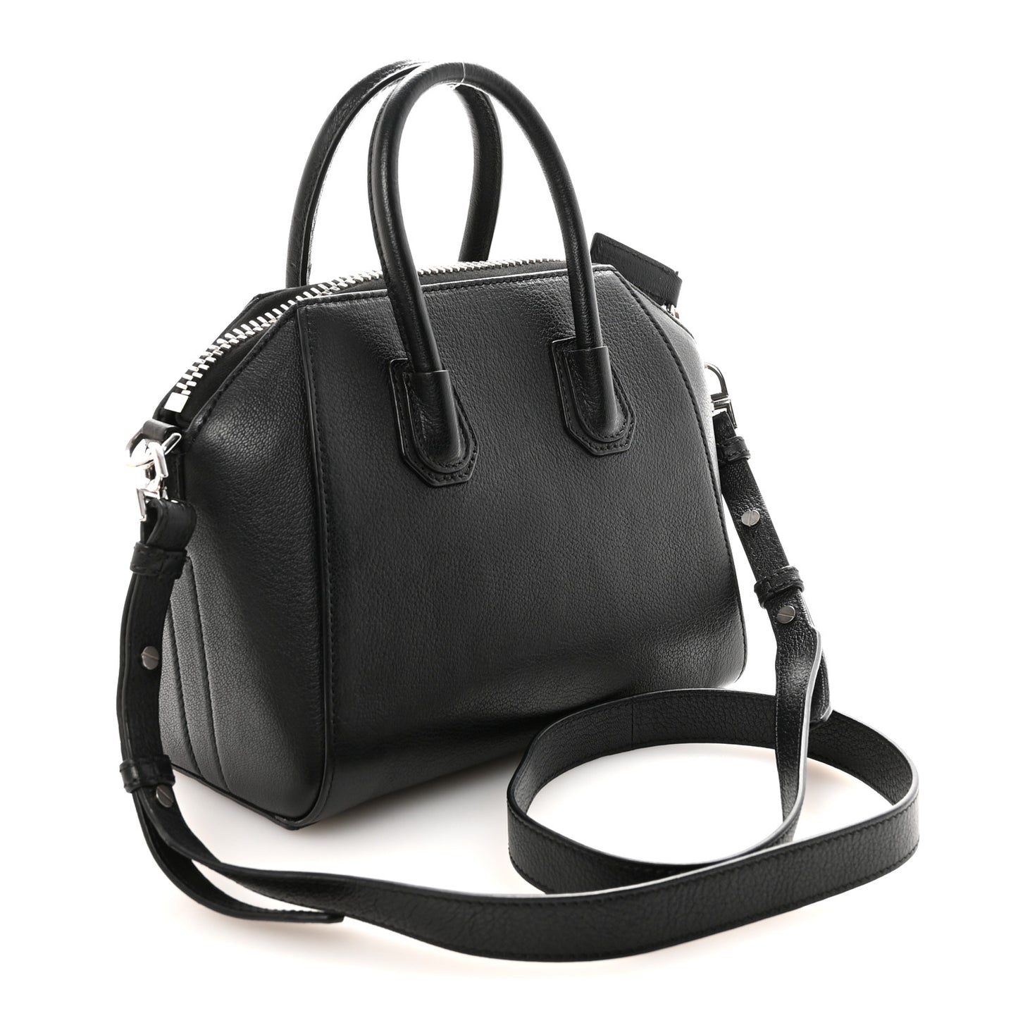 Sugar Goatskin Mini Antigona Black