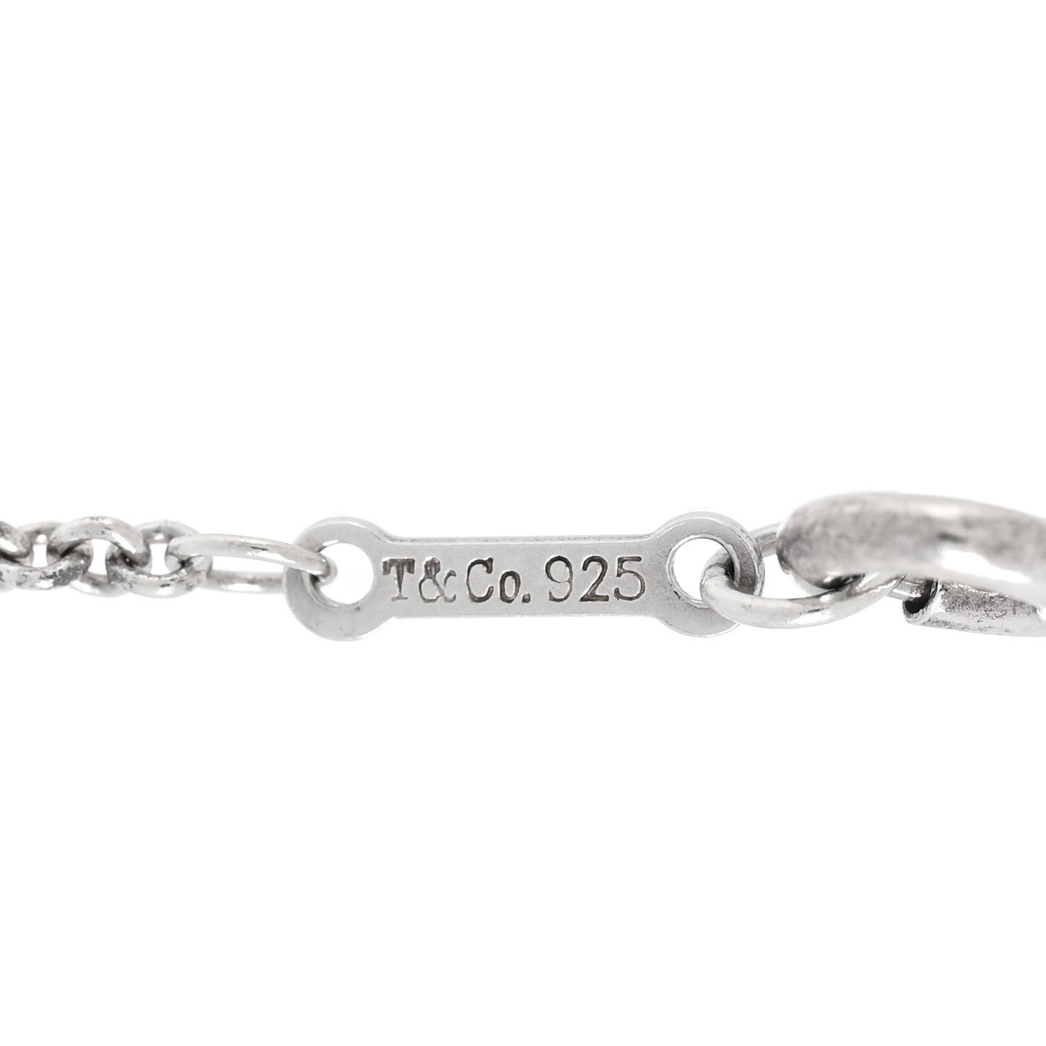 Tiffany Sterling Silver Graffiti Love Bracelet 3 of 4