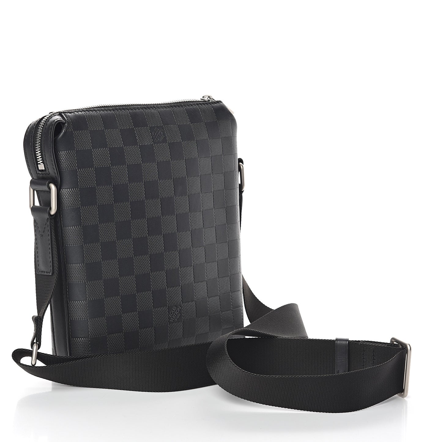 Damier Infini Discovery Messenger BB Onyx