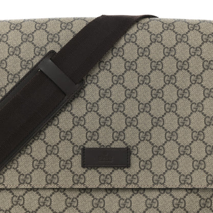 Gucci GG Plus Monogram Messenger Diaper Bag Dark Brown 8 of 11