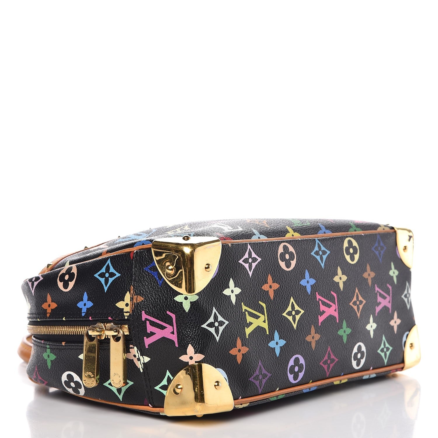 Louis Vuitton Monogram Multicolor Trouville Black 4 of 10