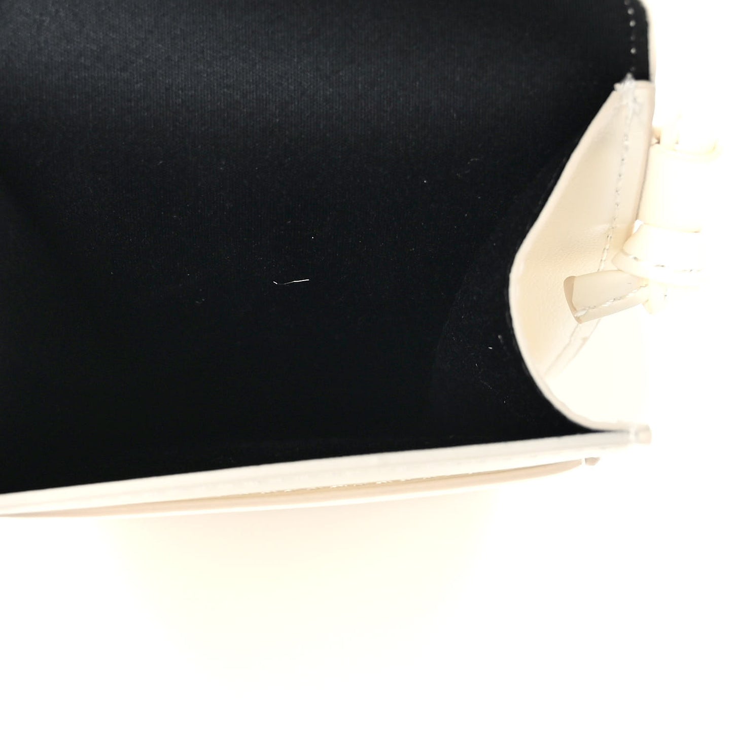 Smooth Calfskin Sunglasses Pouch White