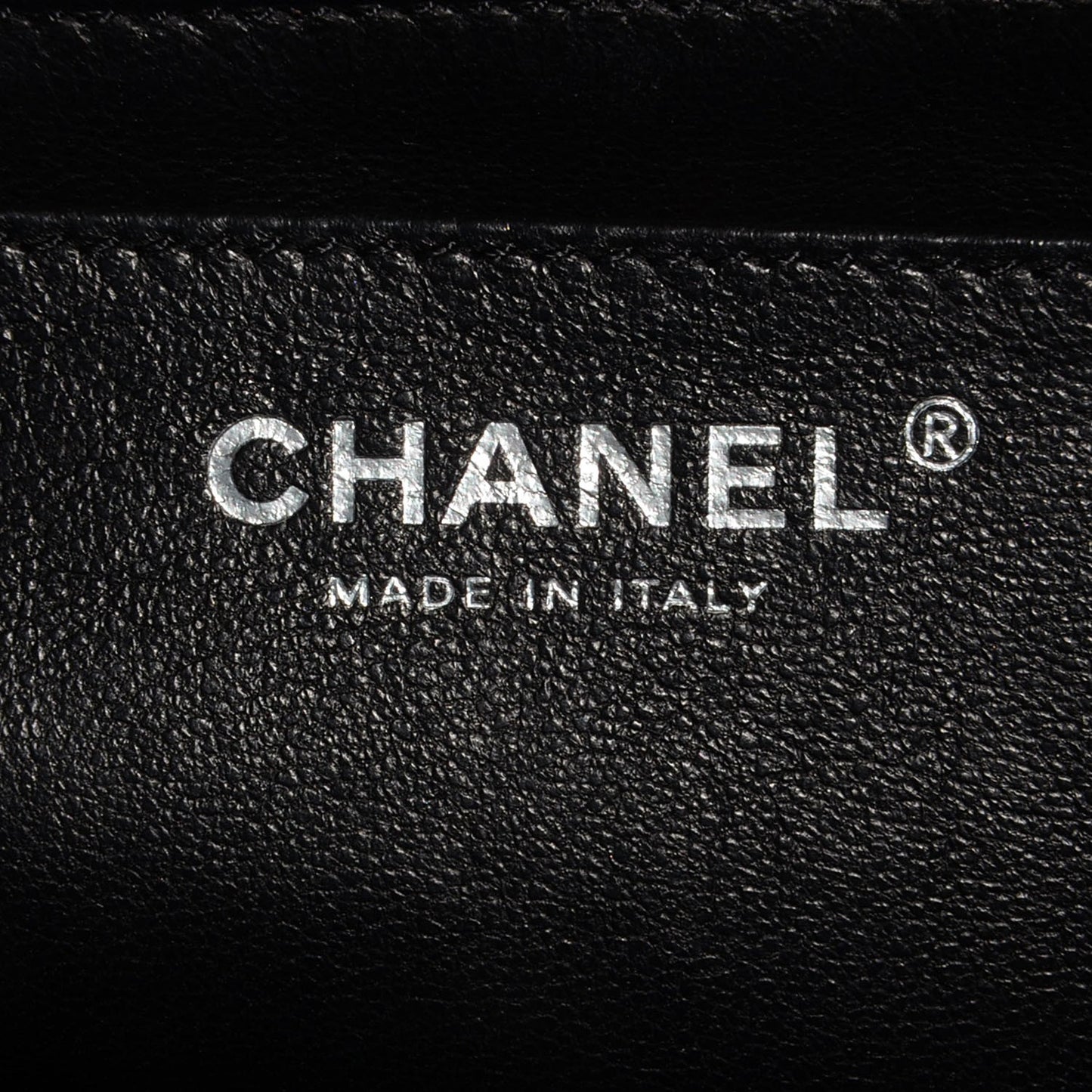Patent Quilted Jumbo Single Flap Black