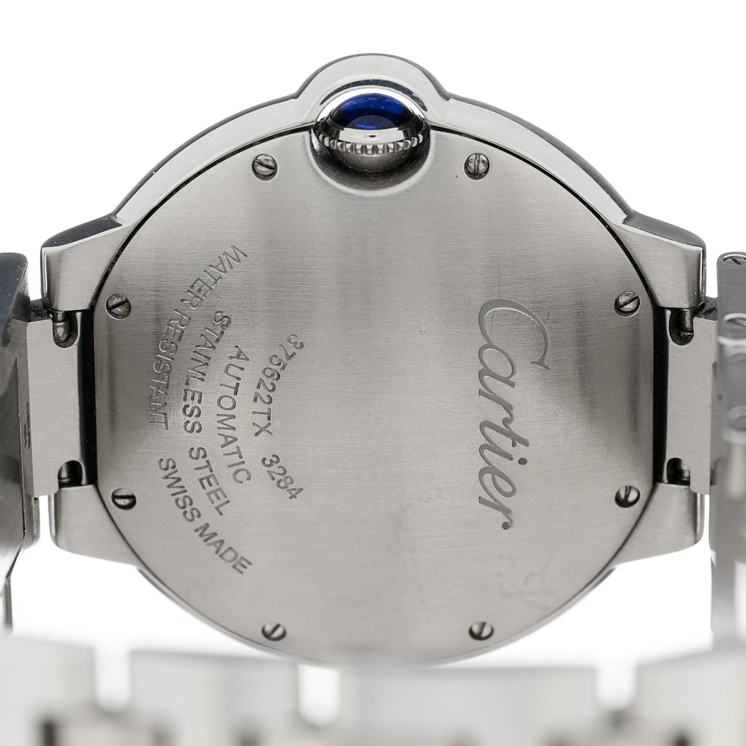Cartier Stainless Steel 36mm Ballon Bleu De Cartier Automatic Watch 4 of 5