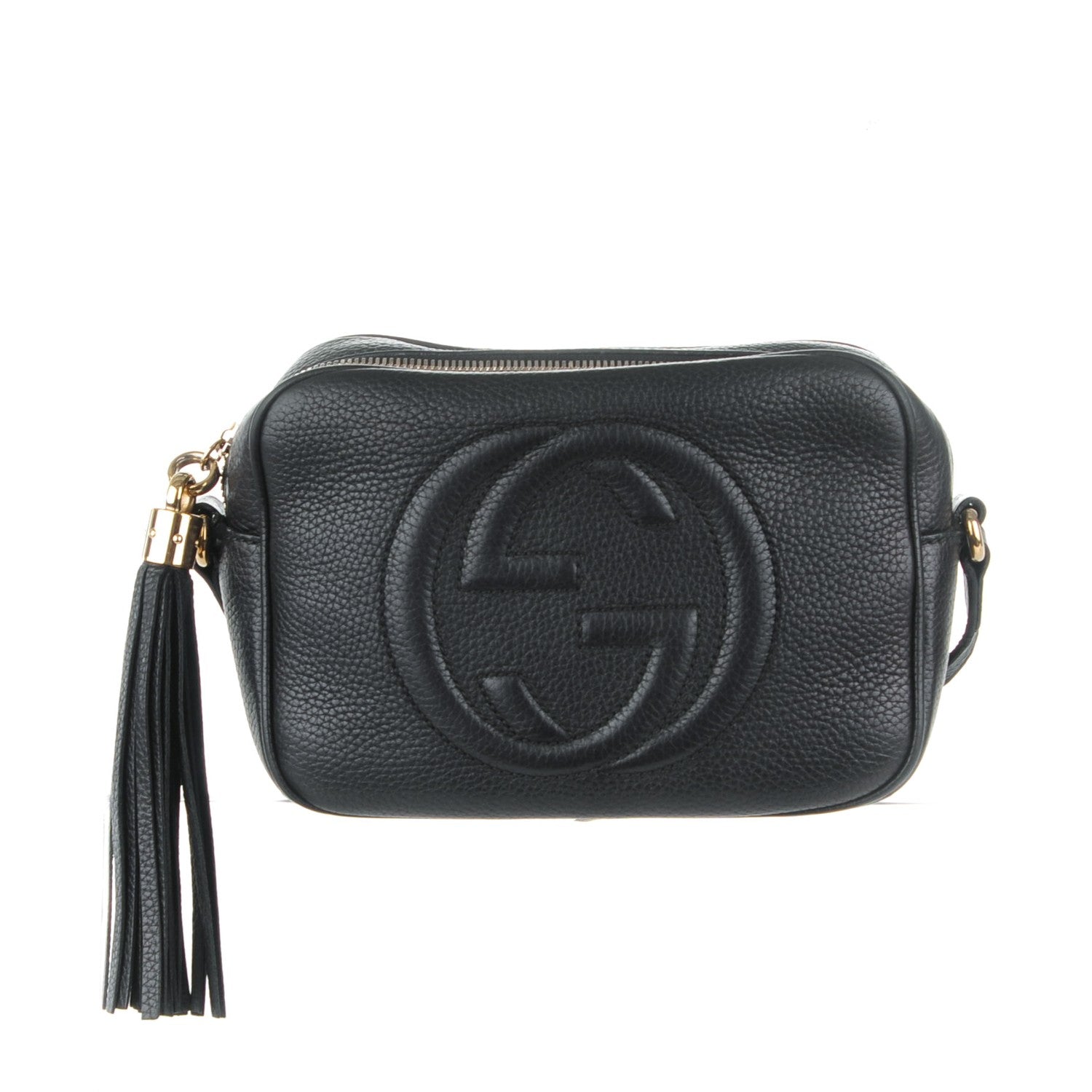 Gucci Pebbled Calfskin Small Soho Disco Bag Black 1 of 7