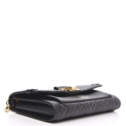 Louis Vuitton Empreinte Vavin Chain Wallet Black 4 of 8
