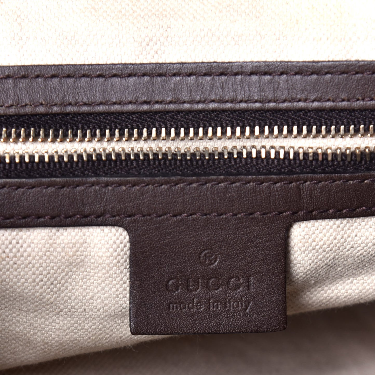Monogram Vintage Web Medium Boston Dark Brown