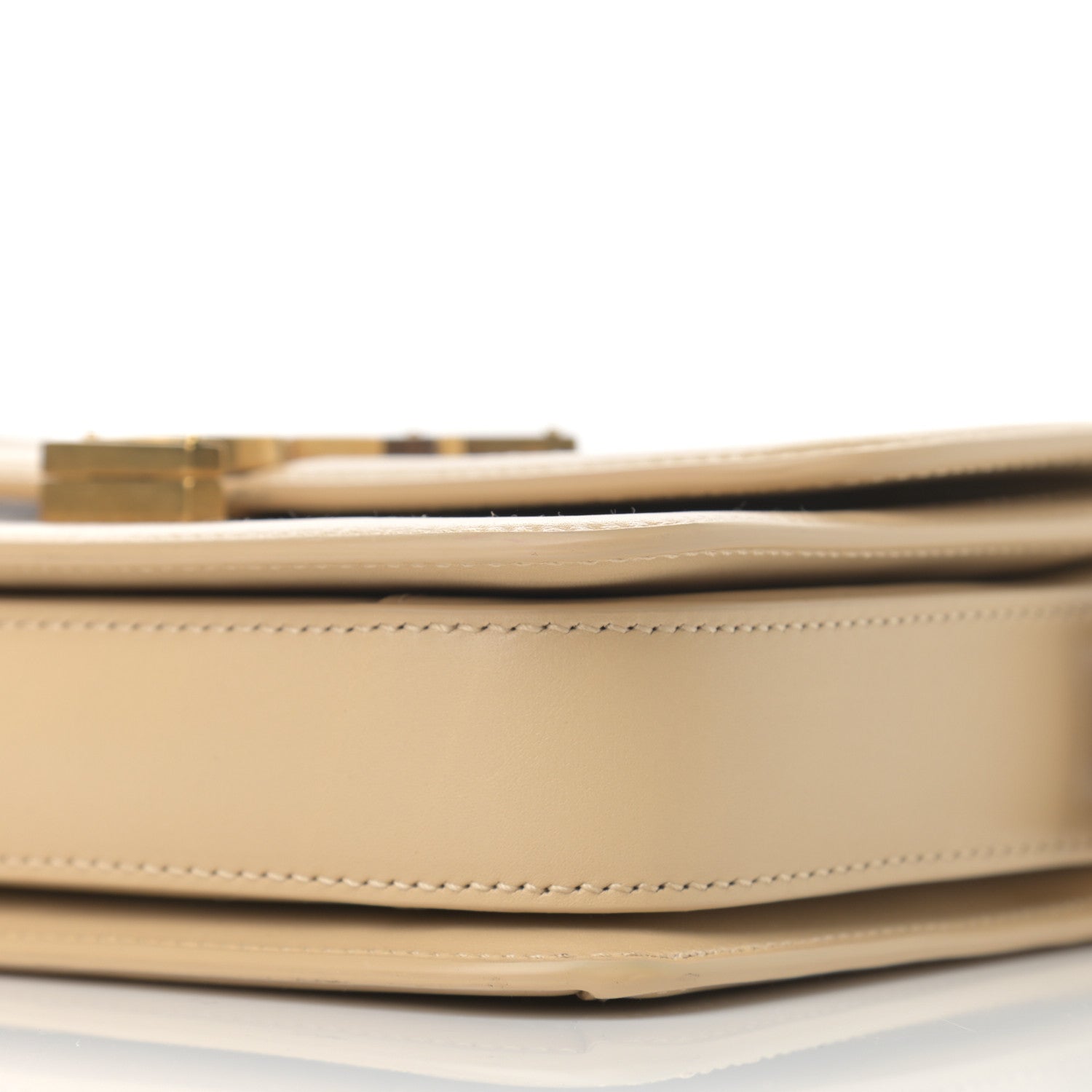 Saint Laurent Smooth Calfskin Small Solferino Satchel Ivory Natural 11 of 11