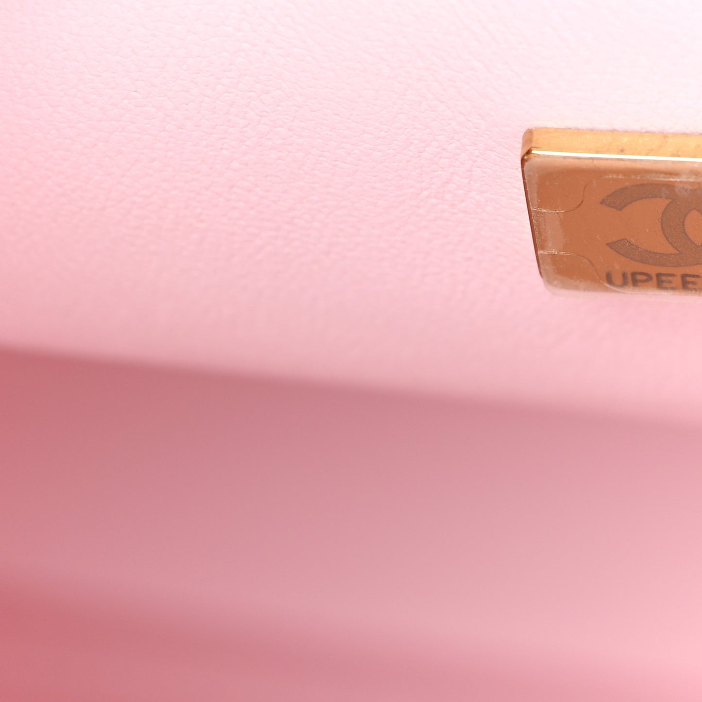 Caviar Quilted Jumbo Double Flap Light Pink