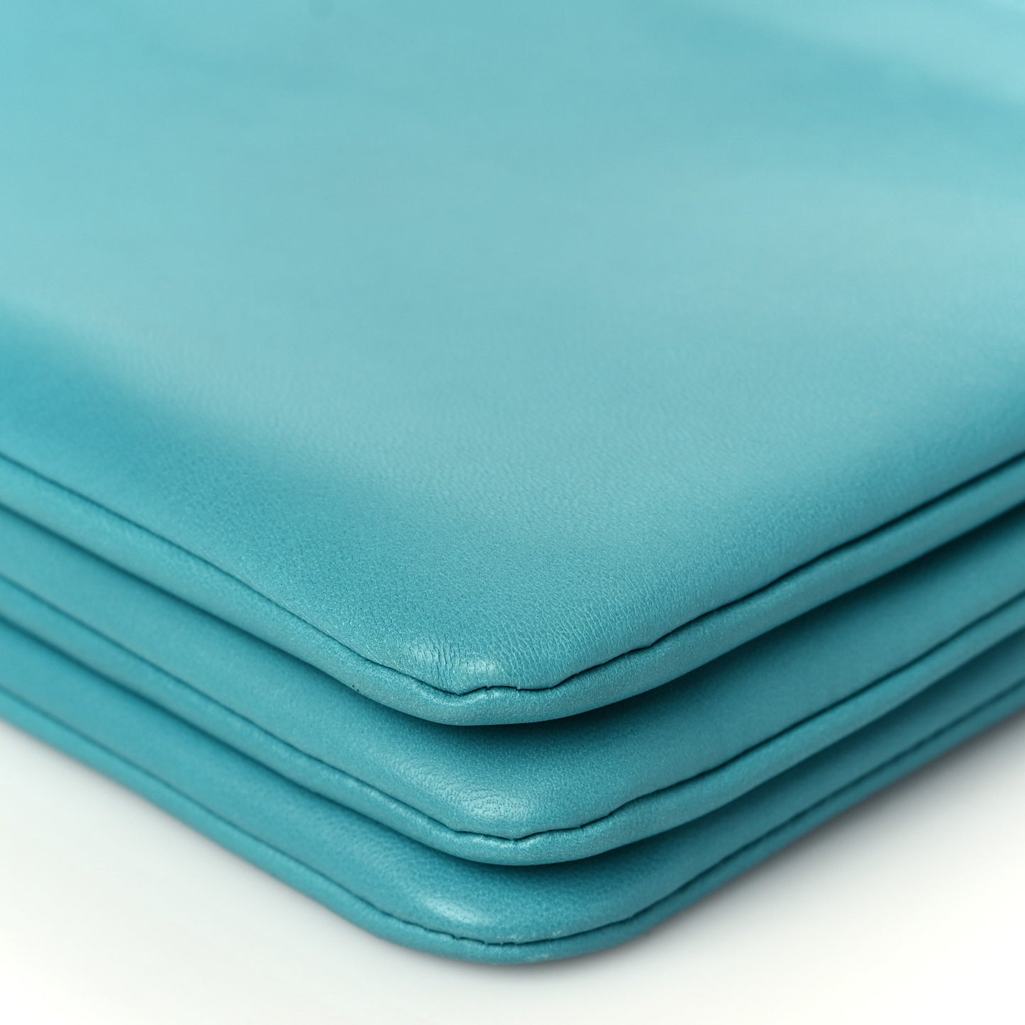 Lambskin Small Trio Crossbody Turquoise