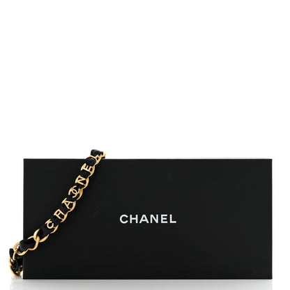 Chanel Calfskin Woven 90s Icon CC Belt 85 Black 4 of 4