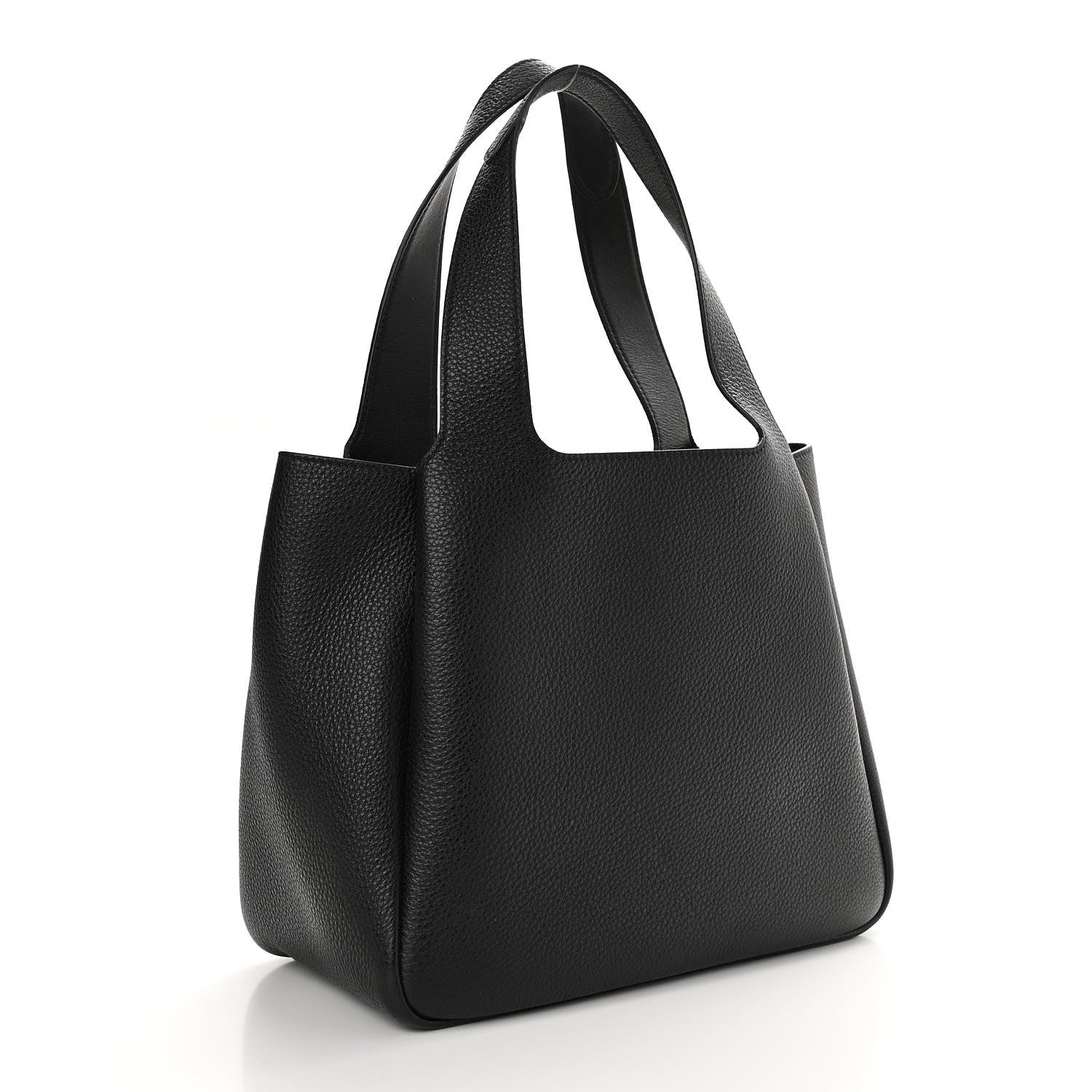 Prada Vitello Daino Soft Medium Dynamique Tote Black 3 of 12