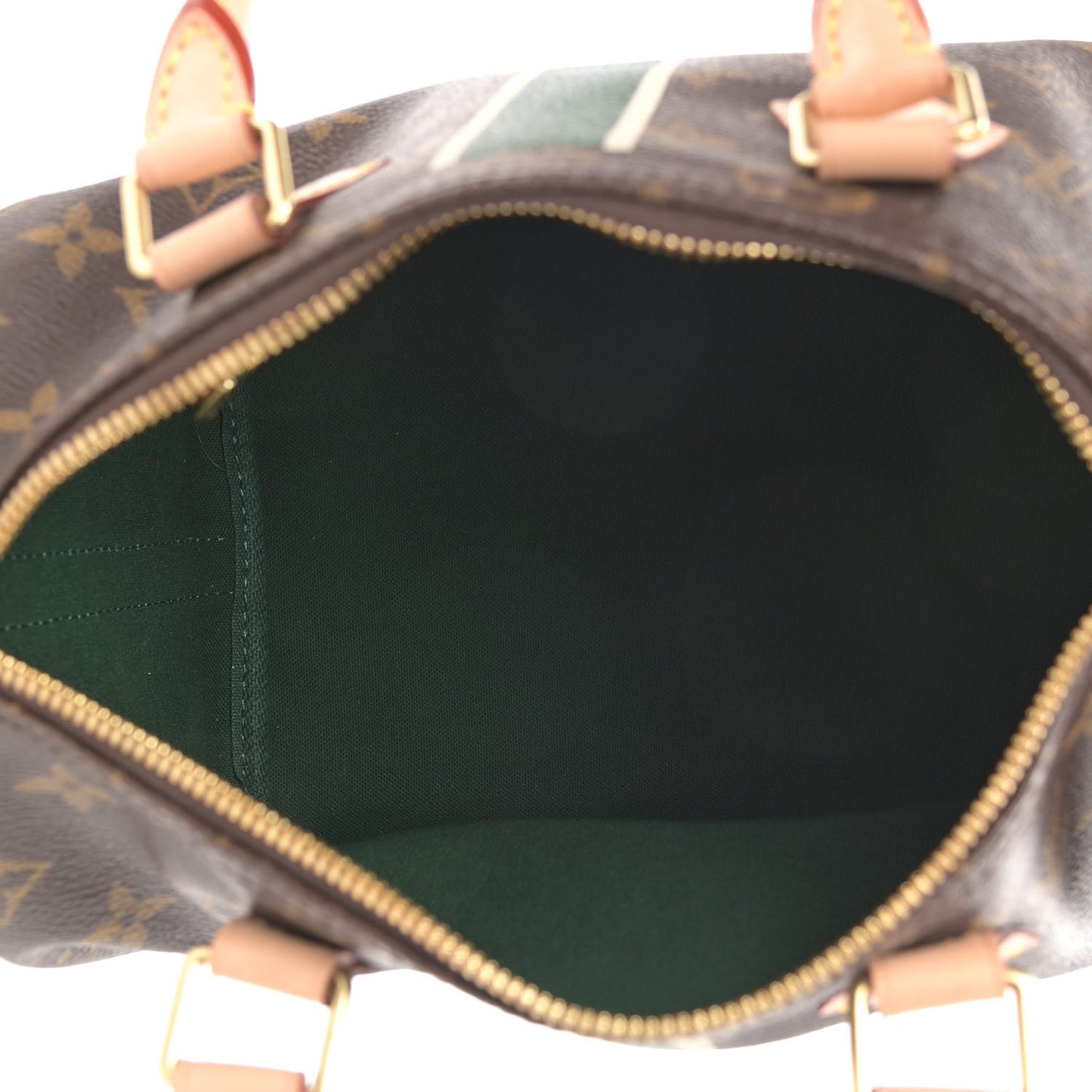 Monogram My LV Heritage Speedy Bandouliere 25 Vert Anglais White
